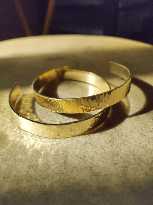 Bracelet simple martelé