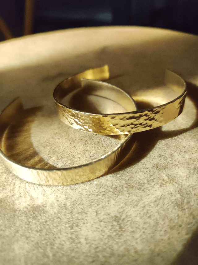 Bracelet simple martelé