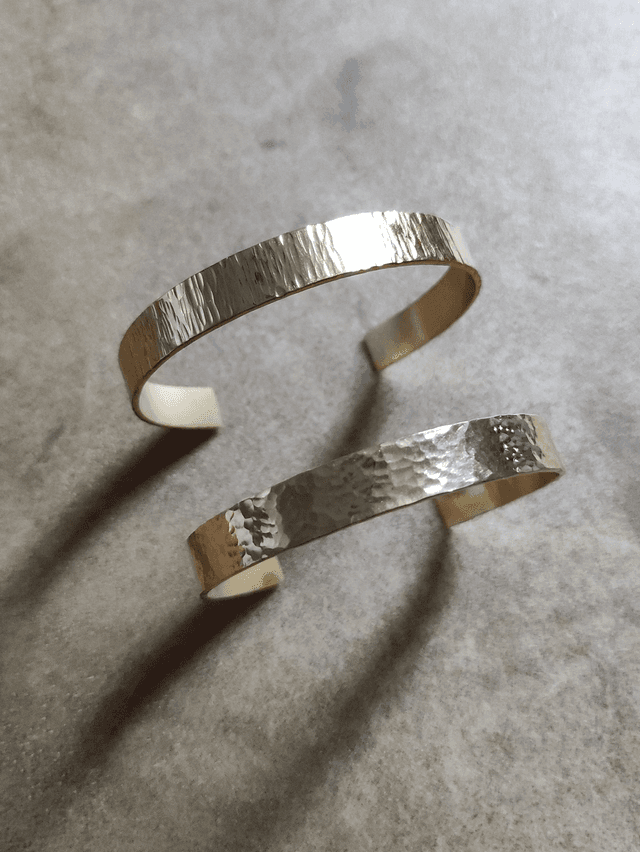 Bracelet simple martelé